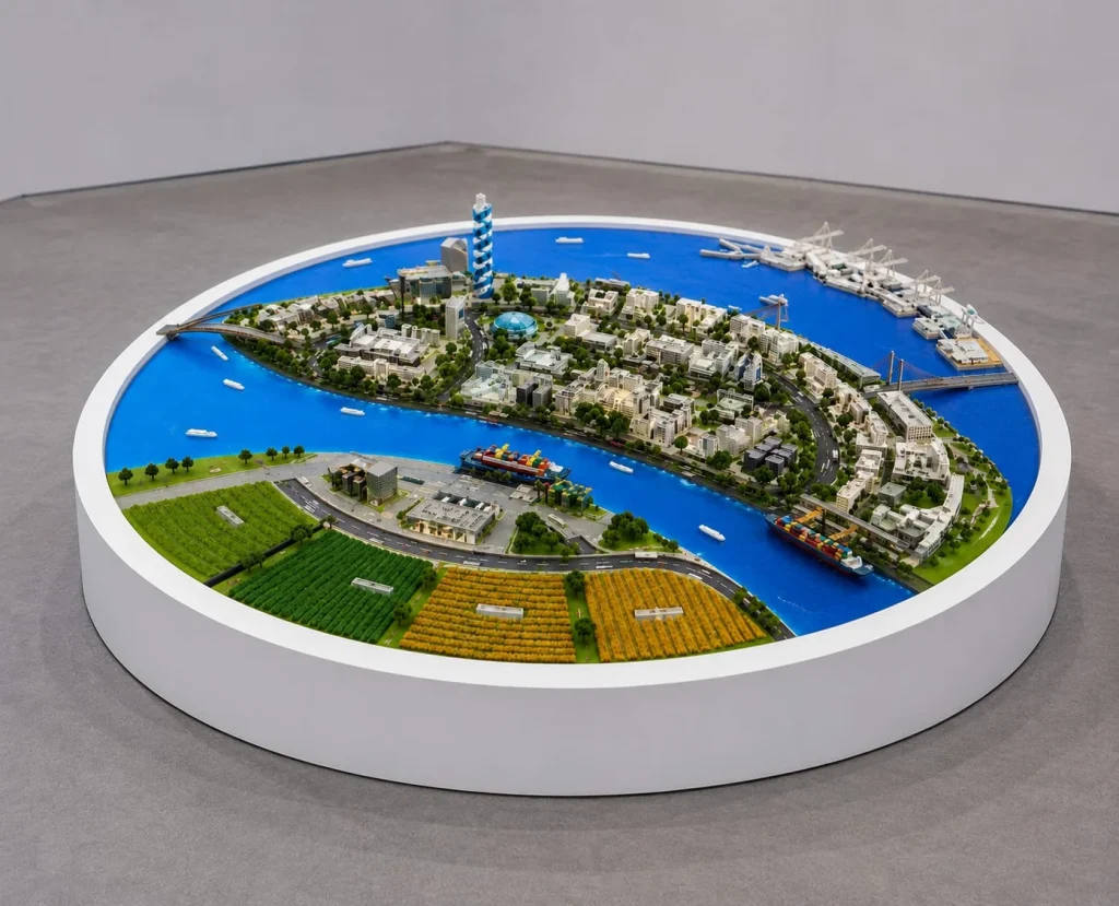 Township Scale Model | A Sales and Planning Tool for Developers